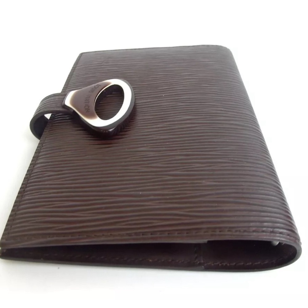 Louis Vuitton Epi notebook agenda—-  rare.. brown - Picture 3 of 14